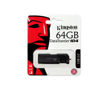 PenDrive Kingston 64GB DataTraveler 104 (USB 2.0)
